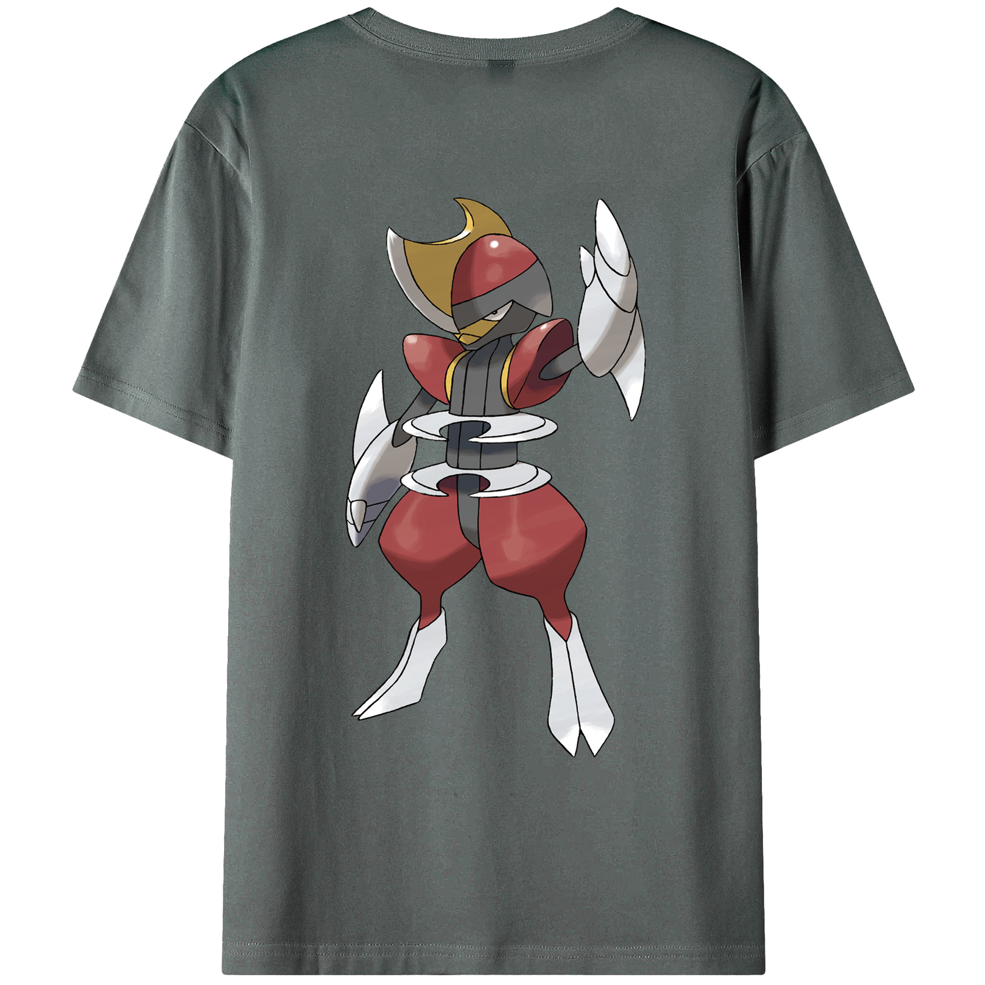 （画像用） ポケットモンスター Pokémon 綿100％ メンズ半袖Tシャツ（バックプリント） 通気性